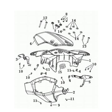 Coprivolanti generici Roc 50 2 tempi 2010 argentati