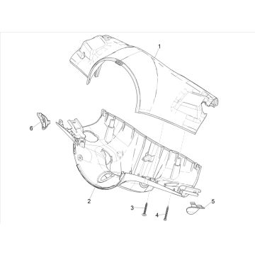 Coprimanubrio Vespa Elettrica 45km/h 2018-2019