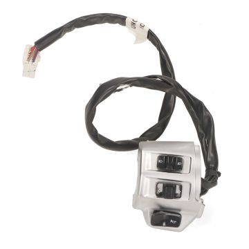 Interruttore sterzo Vespa Primavera/Sprint grigio opaco sinistro Piaggio originale 1D000631