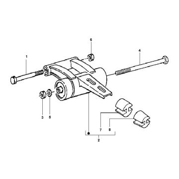 Sospensione del motore Gilera Runner 50 2 tempi LC 1998-2005