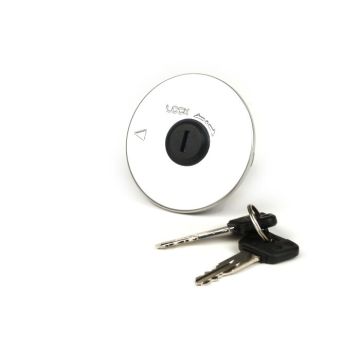 Tappo serbatoio CPI CPI Hussar, Popcorn, Oliver cromato (coperchio della serratura nero)