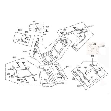 Cornice China grande Retro Euro 4