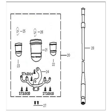 Contachilometri - Cabina di guida China Grande Retro Euro 4