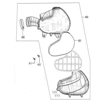Filtro aria China Zip