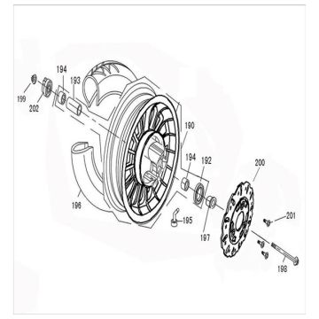 Ruota anteriore China Zip