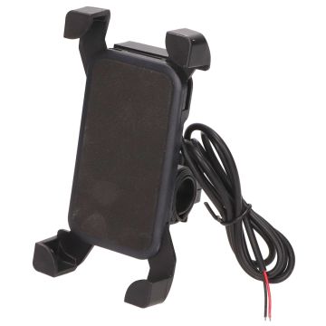 Supporto per telefono + connessione USB adatto per scooter NIU