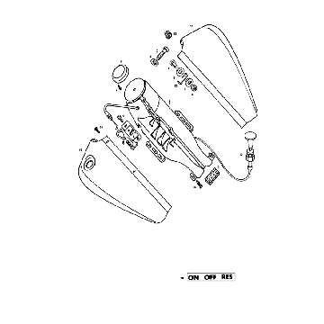 Stickerset en tankdelen Tomos REVIVAL (25-45KMH) (K1-K5)