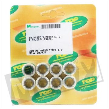 Set rulli variatori (8 rulli) 25x15 Alte prestazioni