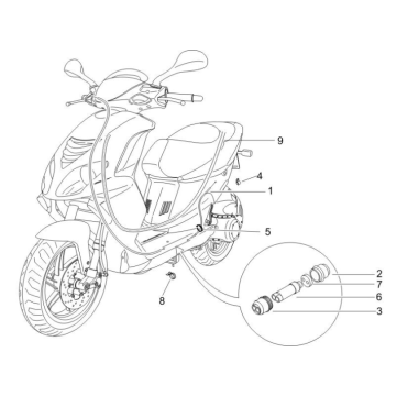 Cavo acceleratore Piaggio NRG Power DD 50 2T LC 2007-2017