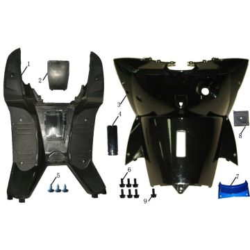 Pedana China Touring blu