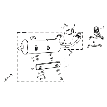 Scarico champagne Sym Allo (WH871)