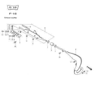 Scarico Honda MTX 80