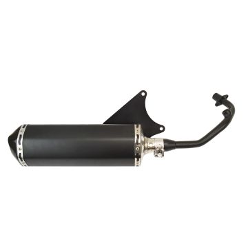 Scarico Vespa 4 tempi 3V Sprint/Primavera/Piaggio Zip Iget E4 (modello ovale Akrapovic) Jamarcol