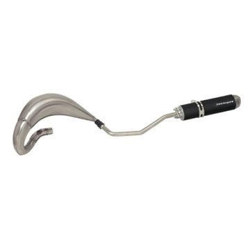 Marmitta Malaguti XSM, XTM/Yamaha DT/Motorhispania RYZ/Peugeot XPS e-nox in acciaio inossidabile Tecnigas