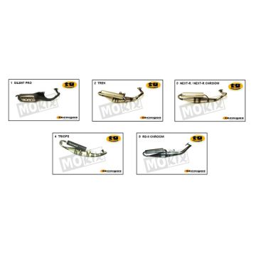 Scarico Peugeot Ludix one a 2 tempi