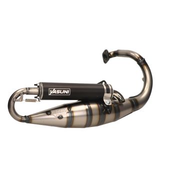 Marmitta verticale Peugeot 2 tempi Yasuni-R nero