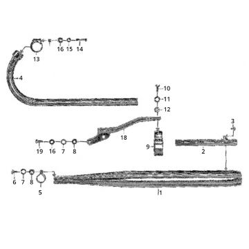 Scarico Zundapp C50 Sport 517-21LA