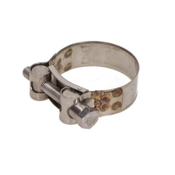 Morsetto di marmitta curvo 48-51mm in acciaio inossidabile