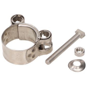 Fascetta di marmitta 29-31mm in acciaio inossidabile