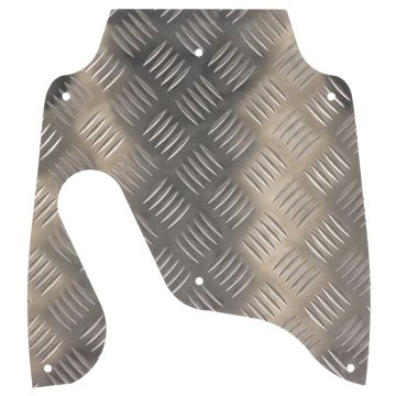 Sottosella e piastra di protezione sotto la piastra striata in alluminio Aprila Sr 97-00