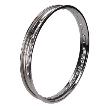 Cerchio universale 1.50-17 WM (36 raggi) cromato (diametro esterno 54,4 mm - diametro interno 50,8 mm)