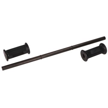 Asse poggiapiedi + gomme Puch Maxi nere