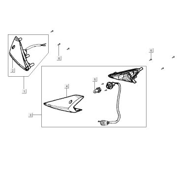 Frecce anteriori Kymco Agility RS 4 tempi bianchi 09