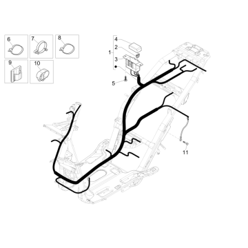 Cablaggio Piaggio NRG Power DD 50 2T LC 2007-2017