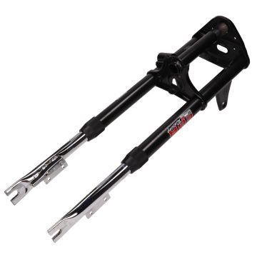 Forcella anteriore modello originale con attacco bloccasterzo Puch Maxi nera EBR