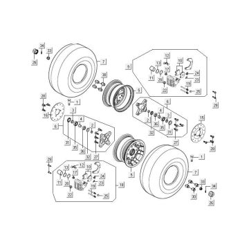 Ruota anteriore Kymco MXU 300R