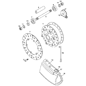 Voorwiel Tomos REVIVAL (25-45KMH) (K1-K5)