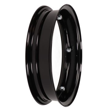 Ruota/cerchio anteriori neri Vespa PK50 1982-1999/Special 50 1970-1983/PK80-PK100-PK125 1982-1989/ET3-GT-GTR-Nuova-P 125/PX80-125-150-200