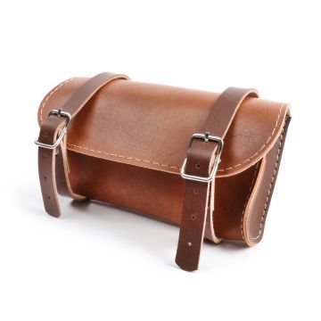 Borsa porta attrezzi bisaccia di qualità OEM Piaggio, Vespa Ciao, SI, Bravo, Boxer, Citta, Grillo marrone