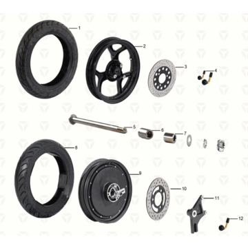 Ruota ASSY Yadea C1S