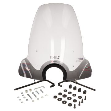 Parabrezza alto SYM Fiddle 1/2 50-125cc altezza 71cm Faco