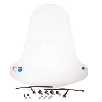 Parabrezza ad alta trasparenza per ciclomotori Tomos Standard/De Luxe/Quadro/Flexer/AGM Goccia prodotto in UE