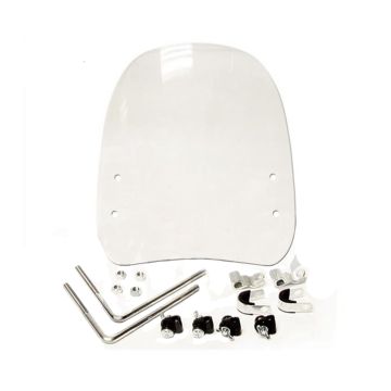 Parabrezza trasparente AGM Grande Retro/Bella/Torino/Roma/Custom/Venice/Borsalino/Amaro/Classic/Aurora