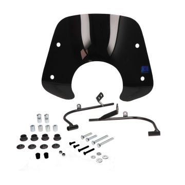 Parabrezza nero a bassa lucentezza SYM Fiddle 1/2