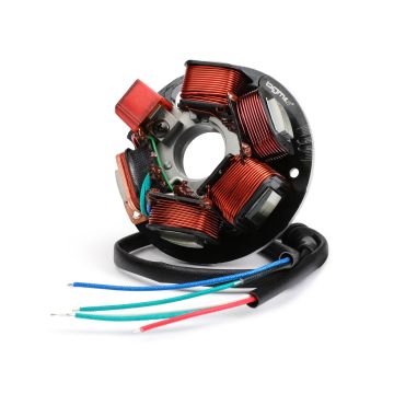 Accensione a piastra base BGM PRO accensione in silicone HP V2.5 Vespa PK XL Conversione V50/PV 5 bobine, 6 cavi (estremità dei cavi allentate) per convertire Smallframe in accensione elettronica