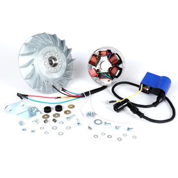 Kit accensione BGM PRO 12V Touring electronic Vespa P80X, P125X, P200E (1977-1983, modelli con indicatori, regolatore di tensione e batteria) P80X, PX80E (V8X1T), P125X (VNX1T 82433-), PX125E (VNX2T), P150X /PX150E (VLL33-) P150S (VNX1T), P150S (BX1T), P2