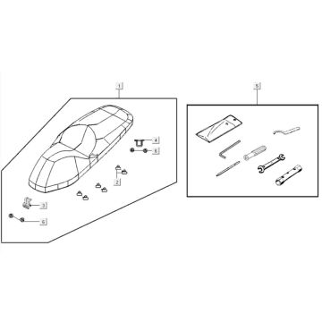 Sella Kymco GTI 300i