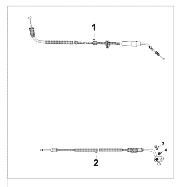 Kabels Peugeot Tweet 125 V E3 2013-2017