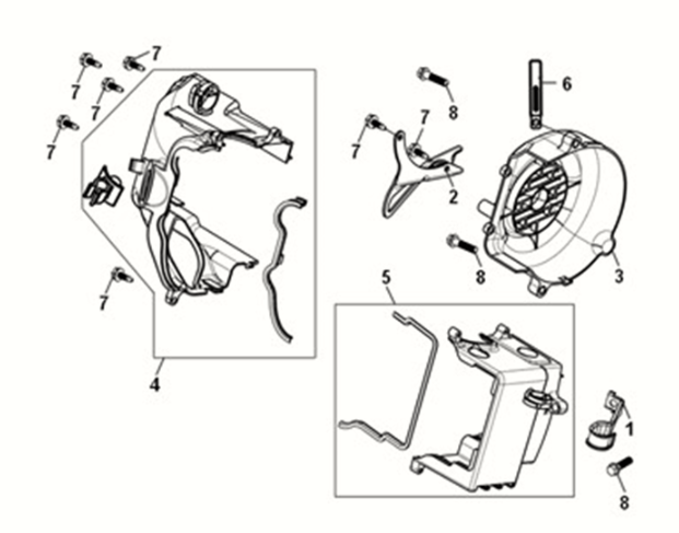 Protezione Assy Sym X-Pro 50 E5
