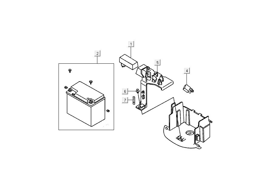 Batteria - CDI Kymco DJ 2-stroke Silver
