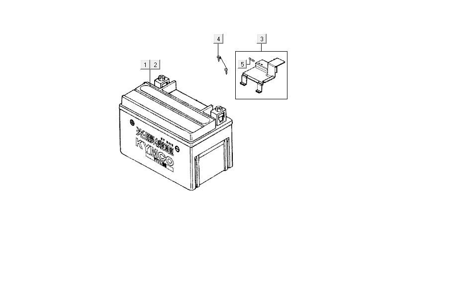 Batteria Kymco MXU 150