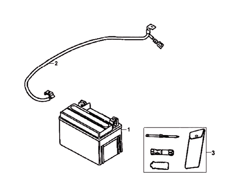Batteria - Set di attrezzi Sym Fiddle White WH8018P