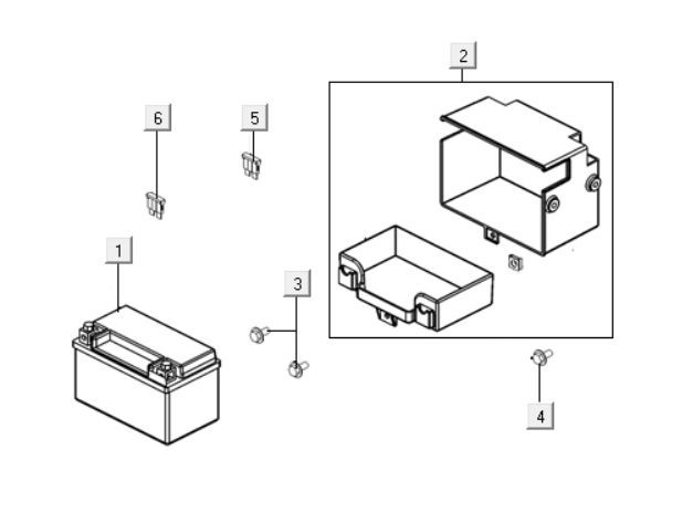 Batteria Kymco People One 125i