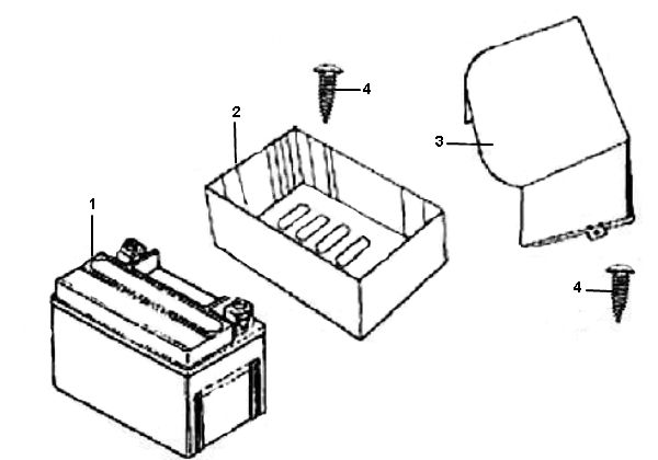 Batteria Viraggio Sensa 4 tempi