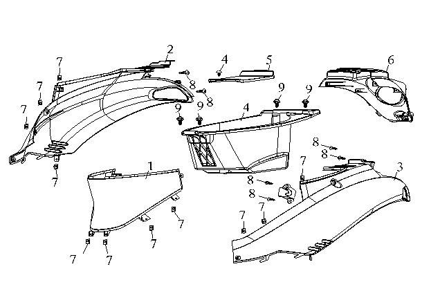 Parabrezza per moto - Scatola porta casco AGM Fashion bianca