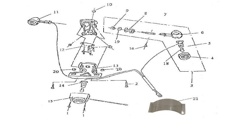 Luce posteriore - Indicatori posteriori Killerbee Custom 125